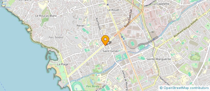localisation de l'entreprise SCI LA TOURELLE à MARSEILLE