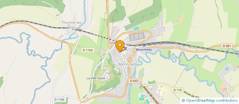 localisation de l'entreprise SCI LA TOURELLE à MONTMEDY