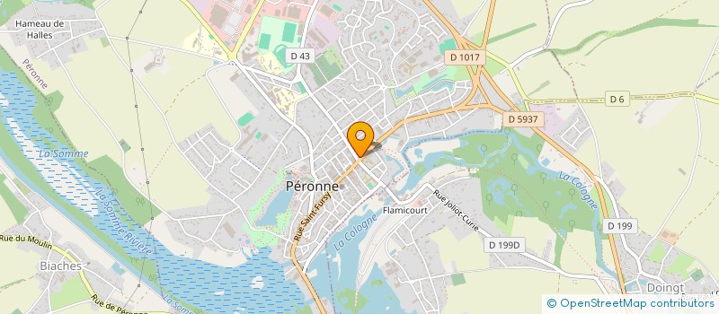 localisation de l'entreprise SCI LA TOURELLE à PERONNE