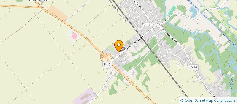 localisation de l'entreprise SCI LA TOURELLE  SAINT-LYE