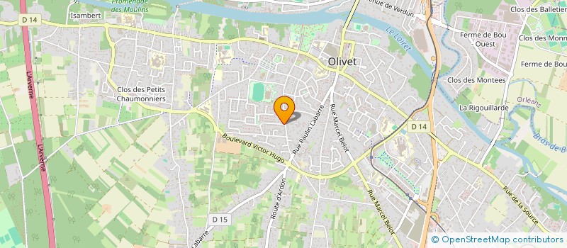 localisation de l'entreprise SCI LA TOURELLE  OLIVET