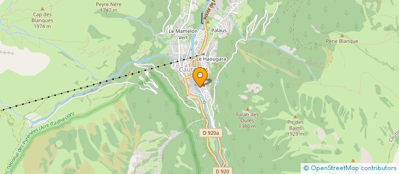 localisation de l'entreprise SCI LA TOURETTE  CAUTERETS