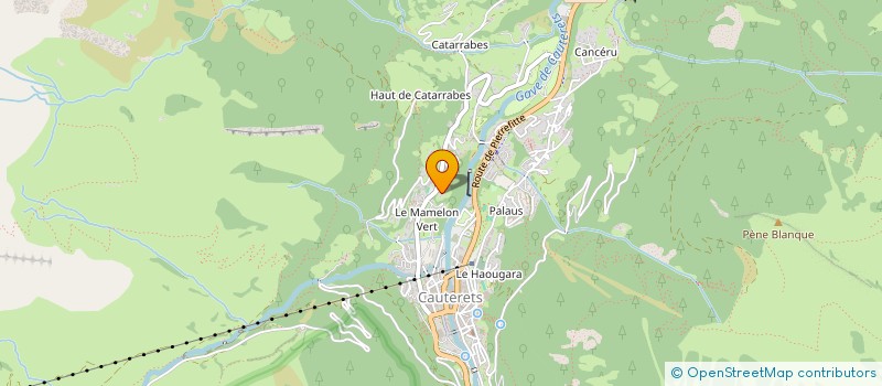 localisation de l'entreprise SCI LA TOURETTE  CAUTERETS