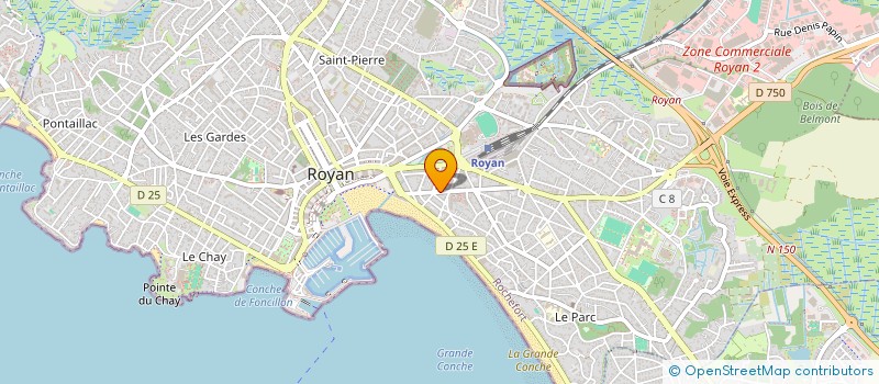 localisation de l'entreprise SCI LA TOURETTE  SEGONZAC