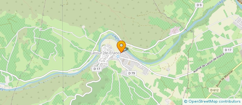 localisation de l'entreprise SCI LA TOUREZE  LATOUR-DE-FRANCE