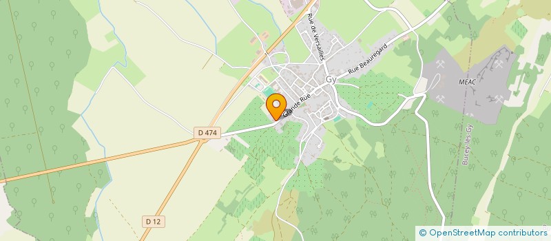 localisation de l'entreprise SCI LA TOUROUGE  GY