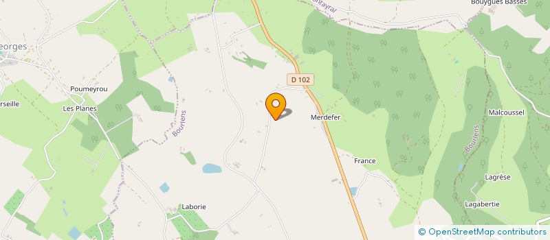 localisation de l'entreprise SCI LA TOURTIERE  BOURLENS