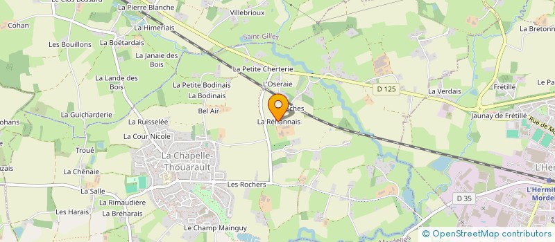 localisation de l'entreprise SCI LA TRAMELIERE à SAINT-GILLES