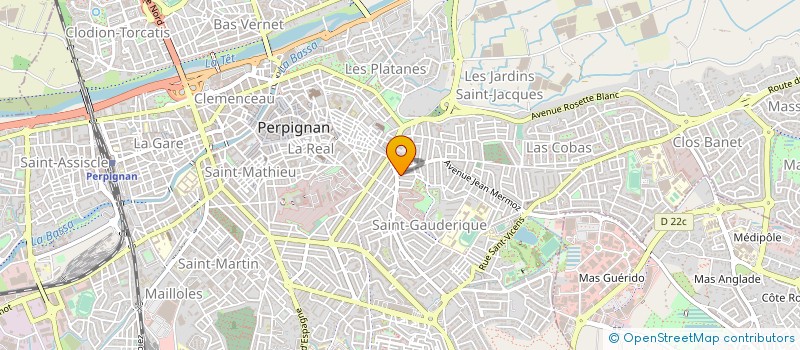 localisation de l'entreprise SCI LA TRAMONTANE à PERPIGNAN