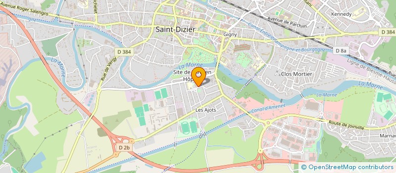 localisation de l'entreprise SCI LA TRAMONTANE à SAINT-DIZIER