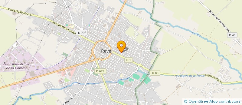 localisation de l'entreprise SCI LA TRAMOUSSE  REVEL