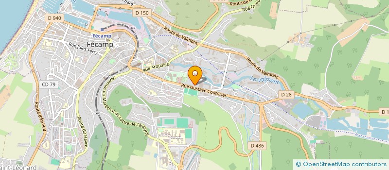 localisation de l'entreprise SCI LA TRANQUILITE  FECAMP