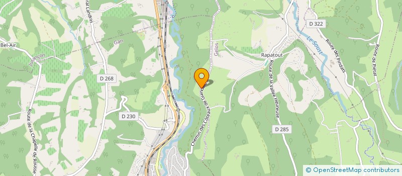 localisation de l'entreprise SCI LA TREBUZETTE  GAN