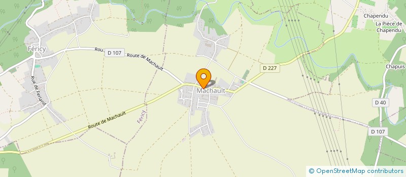 localisation de l'entreprise SCI LA TREFLE  MACHAULT