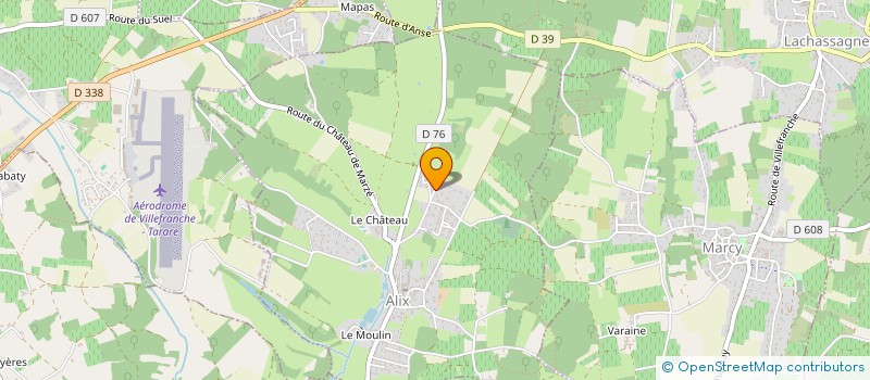 localisation de l'entreprise SCI LA TREGANDIE  ALIX