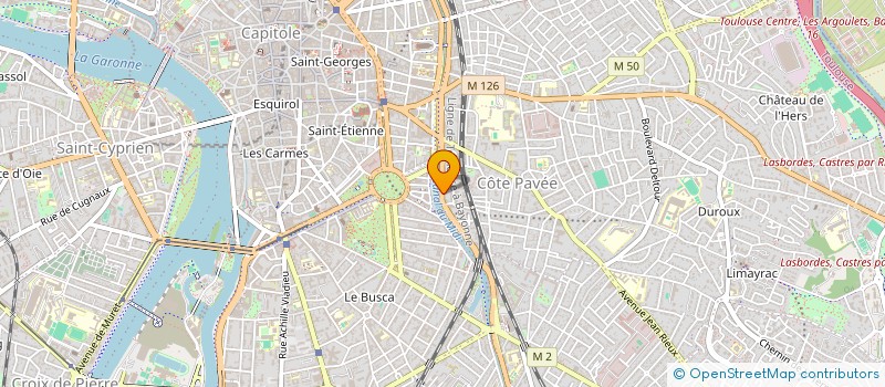 localisation de l'entreprise SCI LA TREILLE à TOULOUSE