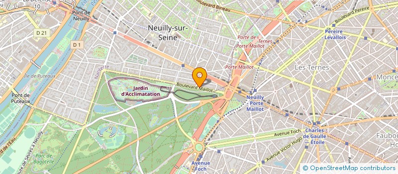 localisation de l'entreprise SCI LA TREILLE à NEUILLY-SUR-SEINE