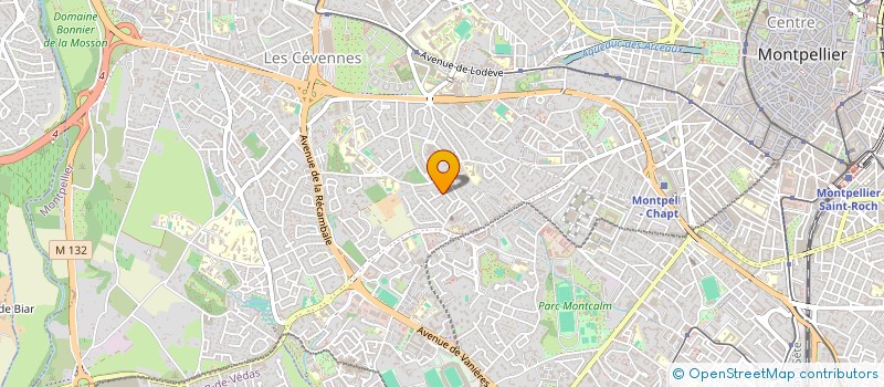 localisation de l'entreprise SCI LA TREILLE à MONTPELLIER