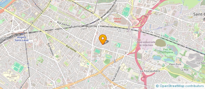 localisation de l'entreprise SCI LA TREILLE à ANGERS