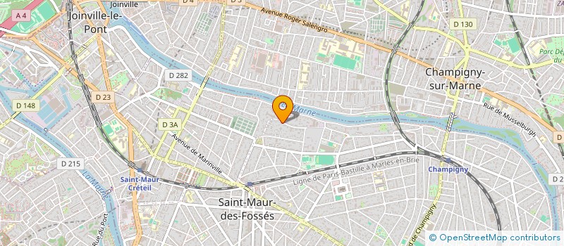 localisation de l'entreprise SCI LA TREILLE DE L'ECHO A SAINT MAUR  SAINT-MAUR-DES-FOSSES