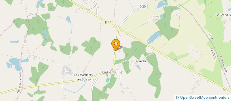 localisation de l'entreprise SCI LA TREMBLERE à LUANT