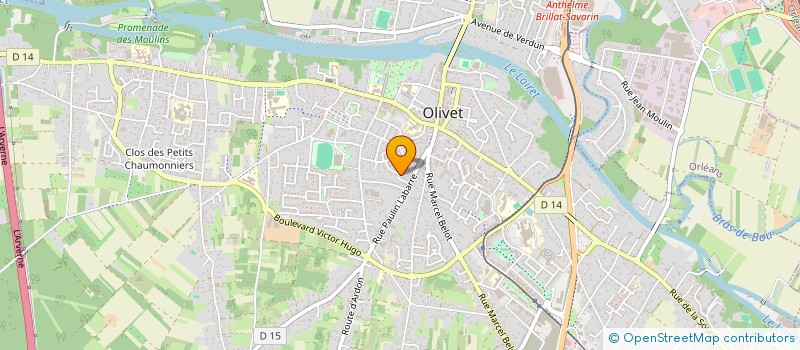 localisation de l'entreprise SCI LA TREMELIERE à OLIVET
