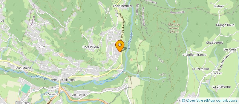 localisation de l'entreprise SCI LA TREMPLAZ  BOGEVE