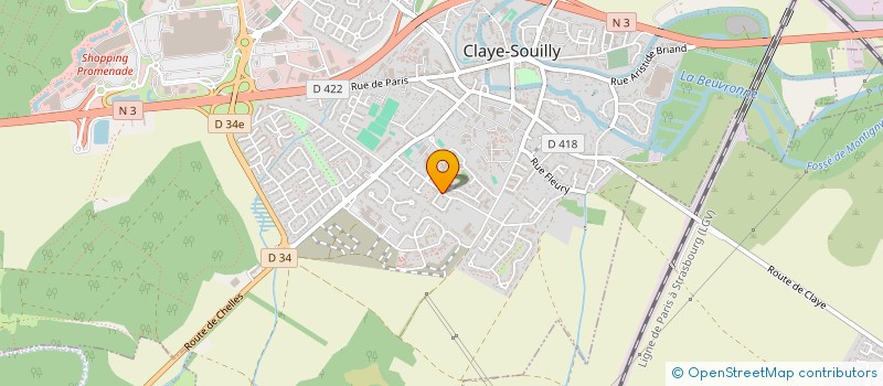 localisation de l'entreprise SCI LA TRENTAINE à LE BLANC-MESNIL