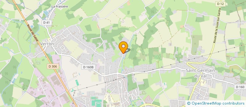 localisation de l'entreprise SCI LA TREVILLIERE  LA FLECHE