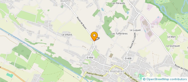 localisation de l'entreprise SCI LA TRIADE  LES AVENIERES VEYRINS-THUELLIN