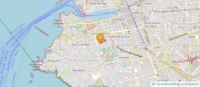 localisation de l'entreprise SCI LA TRIBU à MARSEILLE