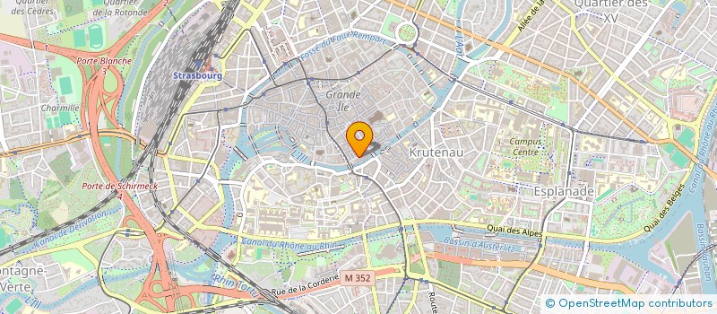 localisation de l'entreprise SCI LA TRIBU  STRASBOURG