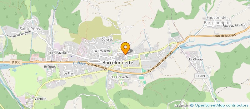 localisation de l'entreprise SCI LA TRIBU à BARCELONNETTE