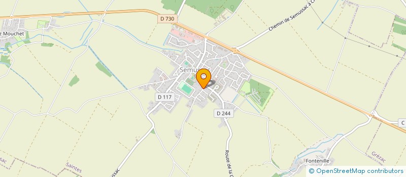 localisation de l'entreprise SCI LA TRIBU  SEMUSSAC