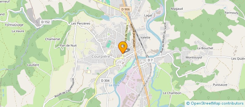 localisation de l'entreprise SCI LA TRIBU à COURPIERE