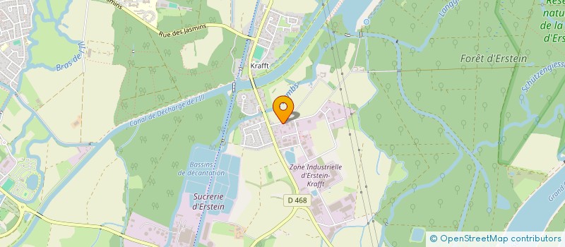 localisation de l'entreprise SCI LA TRIBU  ERSTEIN