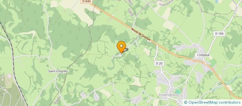 localisation de l'entreprise SCI LA TRIBU DE GARY  ISSENDOLUS