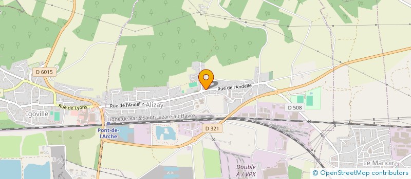 localisation de l'entreprise SCI LA TRIBU GWADA  ALIZAY