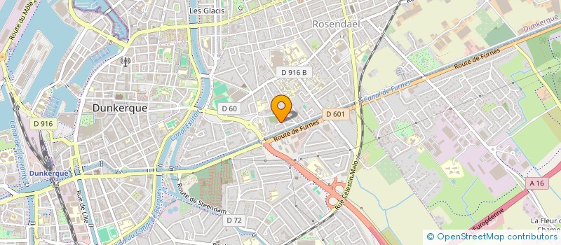 localisation de l'entreprise SCI LA TRILOGIE à DUNKERQUE