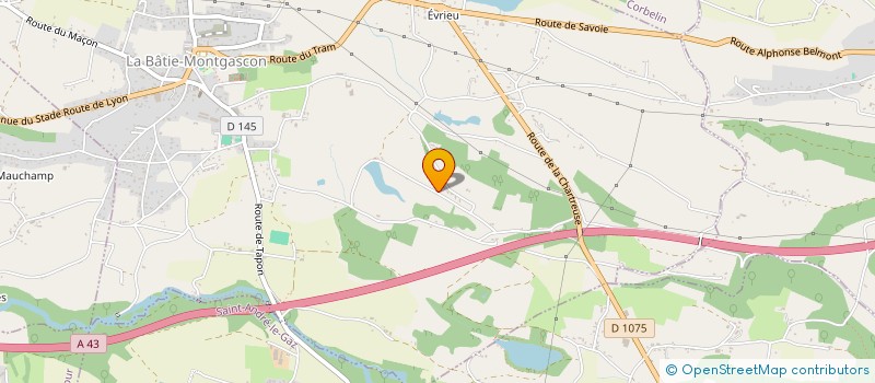 localisation de l'entreprise SCI LA TRIMANDIERE  LA BATIE-MONTGASCON