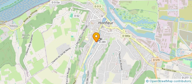 localisation de l'entreprise SCI LA TRINITE à HONFLEUR