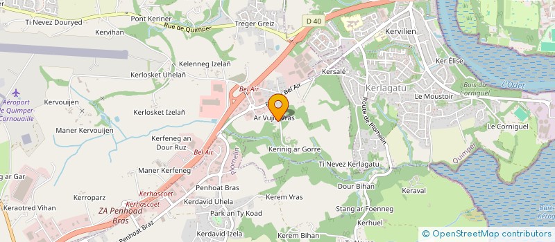 localisation de l'entreprise SCI LA TRINITE  PLUGUFFAN