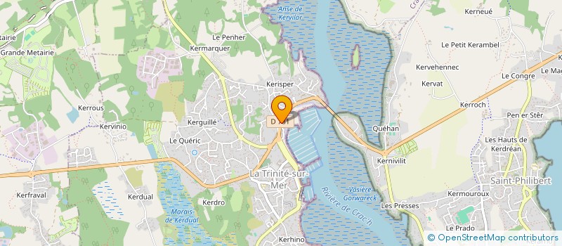 localisation de l'entreprise SCI LA TRINITE  LA TRINITE-SUR-MER