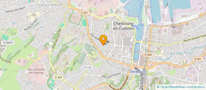 localisation de l'entreprise SCI LA TRINQUETTE à CHERBOURG-EN-COTENTIN