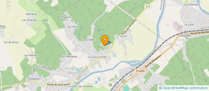 localisation de l'entreprise SCI LA TRIPLETTE  MARSAC-SUR-L'ISLE