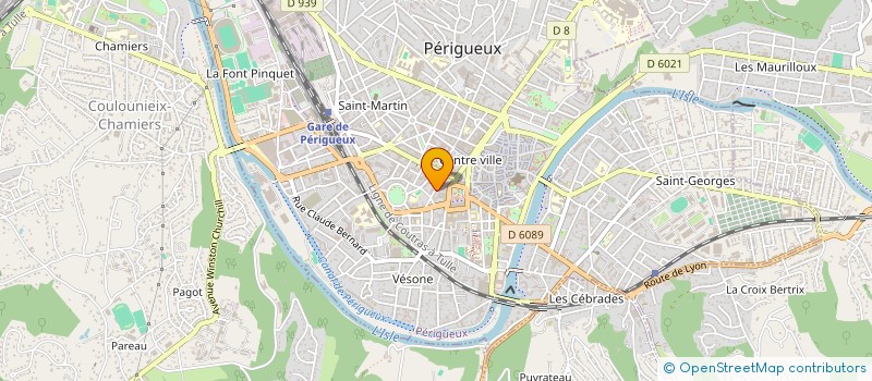 localisation de l'entreprise SCI LA TROIS à PERIGUEUX