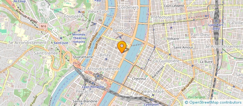 localisation de l'entreprise SCI LA TROISIEME  LYON 2EME