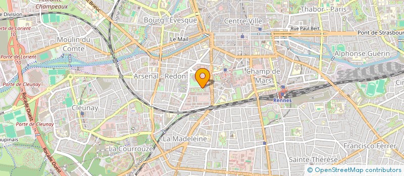 localisation de l'entreprise SCI LA TROISIEME PALETTE  RENNES