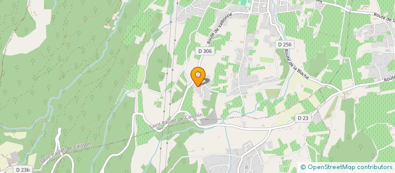 localisation de l'entreprise SCI LA TROUVAILLE  SAINT-PAULET-DE-CAISSON