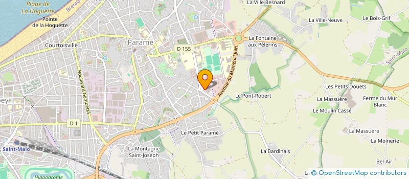 localisation de l'entreprise SCI LA TROUVEE  SAINT-MALO